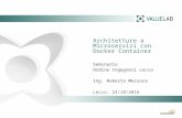 Architetture a Microservizi con Docker Container