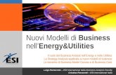 Pillola formativa "Nuovi Modelli di Business Nell'Energy & Utilities" a Utility Day 2016