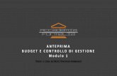 Corso di Formazione Online di Budget e Controllo di Gestione
