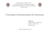 Cronologia contemporanea de venezuela