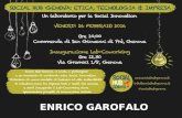 Social Hub Genova: Etica, Tecnologia & Impresa. Angelo Bodra. Enrico Garofalo.rca & sviluppo opportunità di finanziame