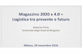 Magazzino 2020 x 4= Logistica tra presente e futuro