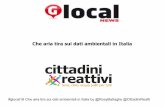 #Glocal16 Che aria tira sui dati ambientali in Italia