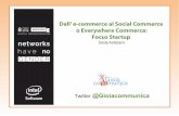 Dall’ecommerce al social commerce o everywhere commerce: focus startups