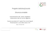 Scuola secondaria di I° grado Tito Livio di Napoli classe 2°G - Progetto Statistica@scuola - Sicurezza stradale - Autovalutazione del rischio soggettivo - elaborazione dati del rischio