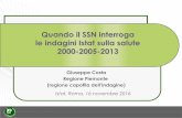 Giuseppe Costa, Quando il SSN interroga le indagini Istat sulla salute 2000-2005-2013
