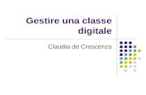 Gestire una classe digitale