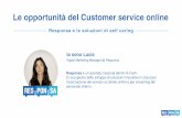 Le opportunità del customer service online