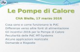 Le Pompe di Calore - CNA Biella 3 Marzo 2016