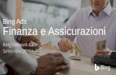 Bing Ads Italia – Finanza e Assicurazioni sul Nostro network (Settembre 2016)