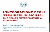 L’integrazione degli stranieri in Sicilia: due realtà metropolitane a confronto - Annalisa Busetta