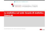 A. Bianchino  - La statistica sul web: Scuola di statistica OpenLab