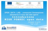 #Sce2015 ponrec-opendata lab
