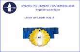 Incitment Italy 7 novembre 2015 - Liter of Light Presentation