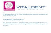 Vitaldent sponsorizza Race for the cure 2014