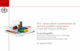 Pubblica amministrazione: Smart Data e produzione di servizi pubblici innovativi - Lucia Scopelliti