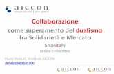 Collaborazione come superamento del dualismo fra Solidarietà e Mercato