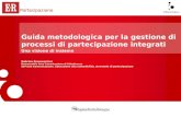 Slide presentazione Guida metodologica per la gestione di processi di partecipazione integrati