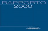 La Compagnia di San Paolo: rapporto 2000