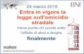 Francesca Molteni - La cosidetta legge sull'omicidio stradale