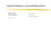 REAS 2015 - Social Media e Incendi Boschivi