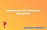 I traslochi nella ZTL di roma - una guida pratica