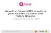 Quando un’azienda B2B si mette in gioco sui social: la social case history di Nexive - #schf15