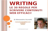 Come scrivere per il web (le 30 regole del web writing)