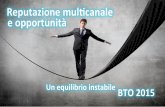BTO 2015 | Reputazione multicanale | Varner Ferrato | Nicola Zoppi