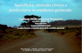 Specificità, metodo clinico e professione in medicina generale (Fabrizio Valcanover)
