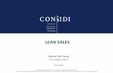 Lean Sales by Gianni Dal Pozzo - Considi