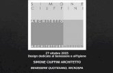 Intervento dell'arch. Simone Ciuffini, Simone Ciuffini architetture e design