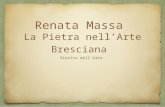 Renata Massa La Pietra nell'Arte Bresciana