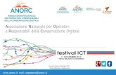 Criticità per la protezione dei dati personali connesse all’utilizzo di dispositivi IoT - ANORC - festival ICT 2015