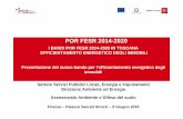 POR FESR 2014-2020 I bandi sull'efficientamento energetico degli immobili in Toscana