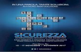 SICUREZZA 2017, 15-17 novembre Milano