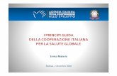 Enrico Materia | I principi guida della cooperazione italiana