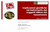 Implicazioni giuridiche nel trattamento dei soggetti vittime dei ransomware - Parte 1 di 2 - Paolo Dal Checco