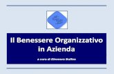 Il "Benessere Organizzativo" in Azienda