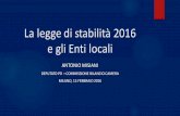 2016 02-15 legge di stabilità 2016 ed enti locali sintesi