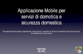 Proposta Tesi: Applicazione Mobile per servizi di domotica e sicurezza domestica