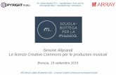Le licenze Creative Commons per le produzioni musicali (Brescia, 19-09-15)