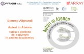 Autori in Ateneo: tutela e gestione del copyright in ambito accademico (Macerata, ottobre 2016)