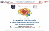 Proprietà intellettuale e comunicazione scientifica nella società dell'informazione (Camerino, 12-10-15)