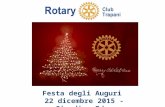 Festa degli Auguri Natale 2015 Rotary Club Trapani