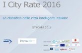 I City Rate 2016: la classifica delle città smart d'Italia