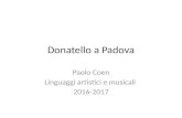 Lezioni abruzzesi, Donatello a Padova