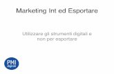 Esportare usando il digital marketing - analisi di mercato