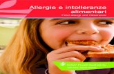 foglio informativo sulle allergie e intolleranze alimentari