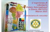 L’esperienza di volontario del Rotary International a Zinvie (Benin) | odontoiatria di comunità
